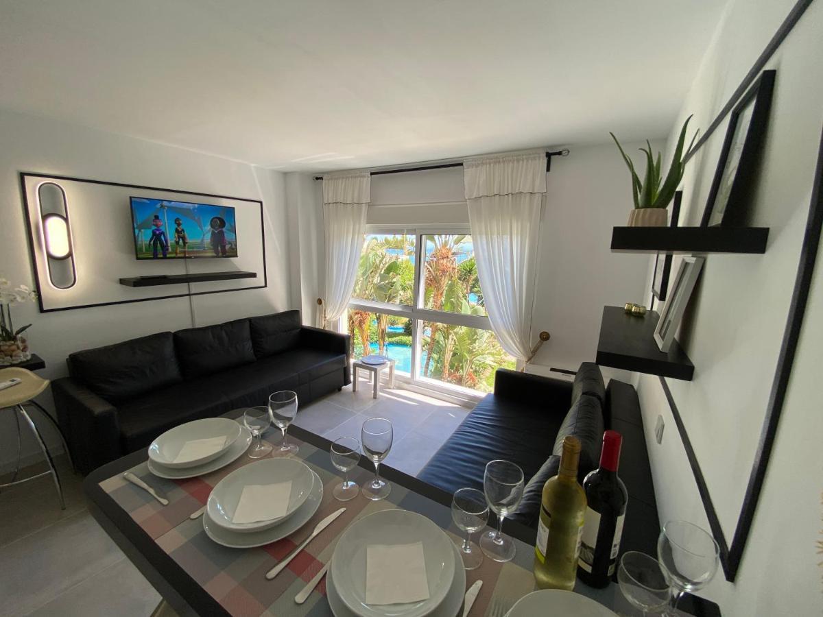 Modern Sea View Studio In Benal Beach Benalmádena Εξωτερικό φωτογραφία